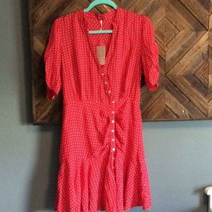 Polka dot dress from Free People